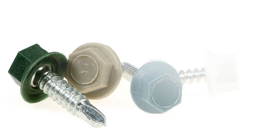 Vis à tête flexible de nylon